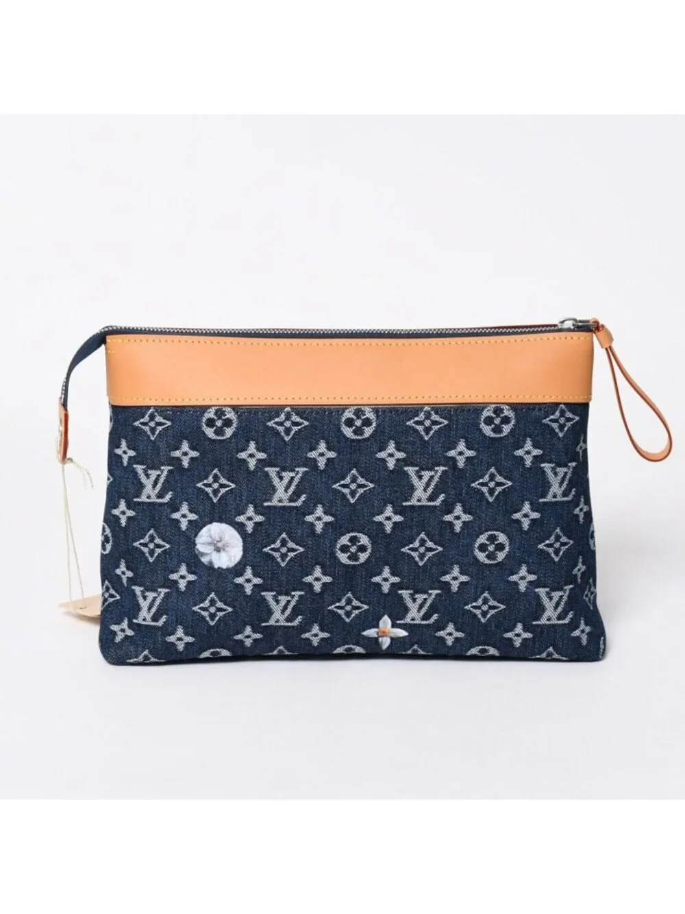 Louis Vuitton Handbag Clutch Pochette Voyage Monogram Denim